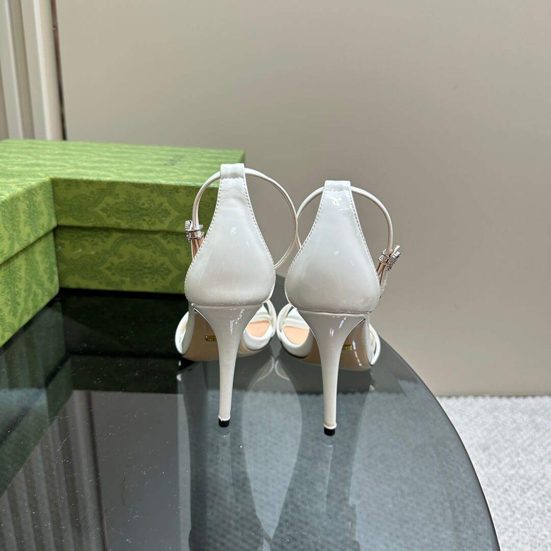 Gucci Women Metallic Heel - Image 5