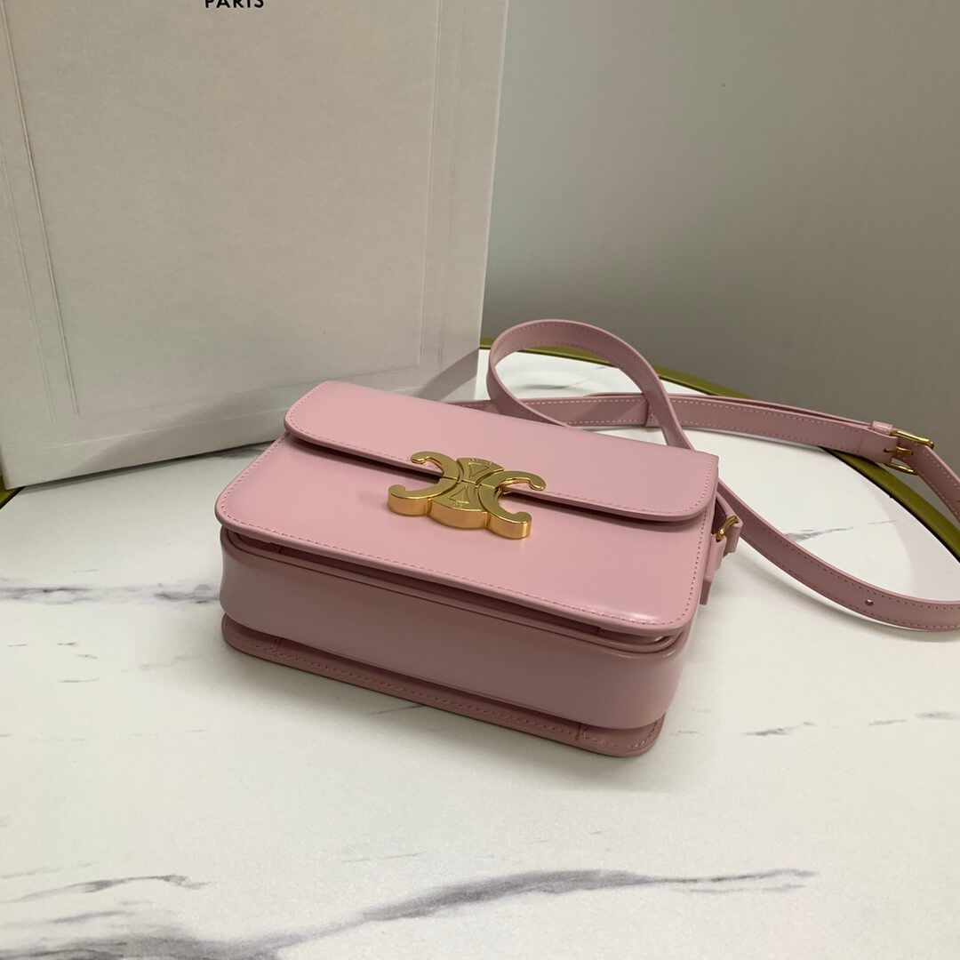 Celine Teen Leather Triomphe Bag - Image 7
