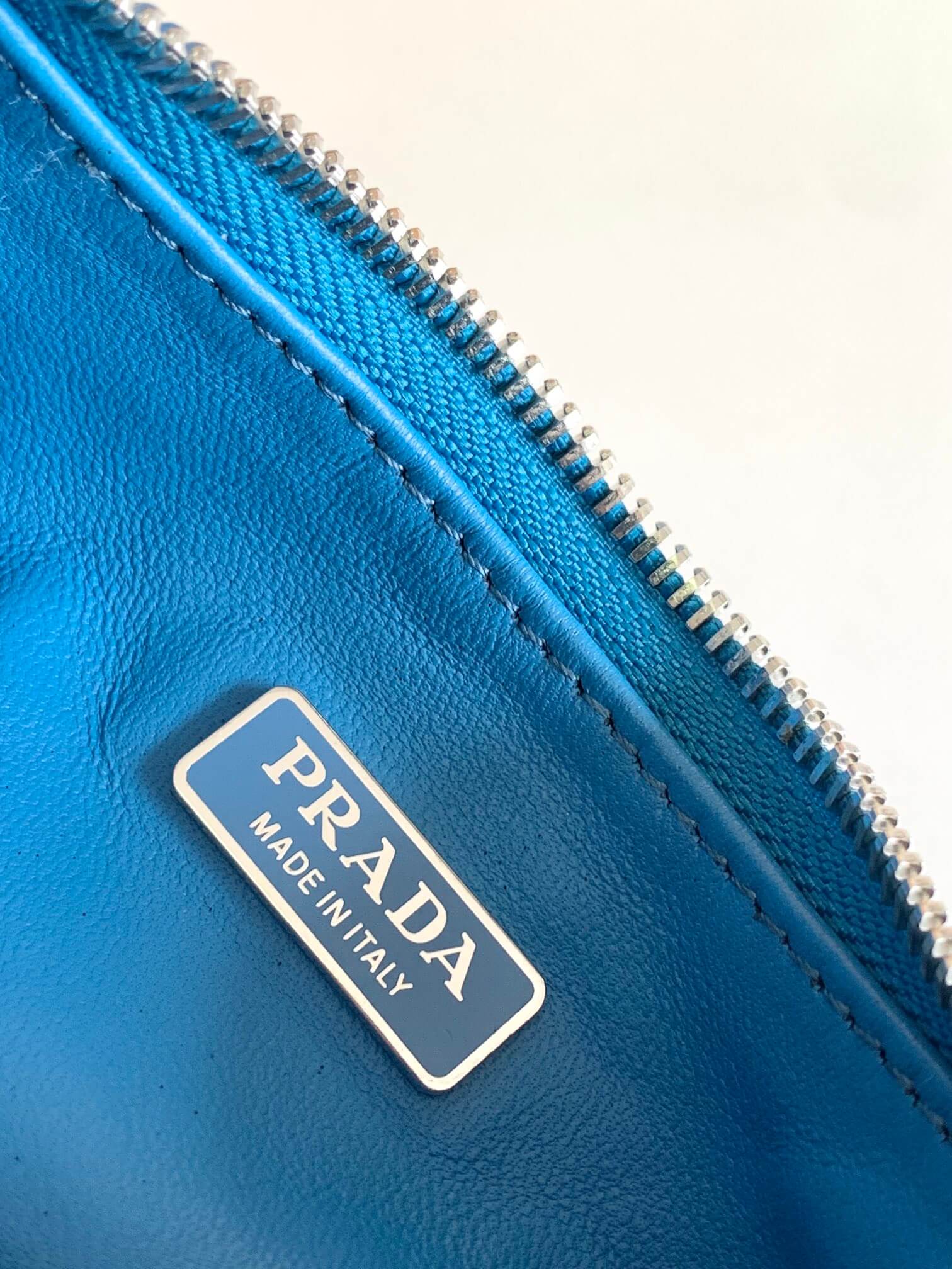 Prada Hobo Sky Blue Bag - Image 3