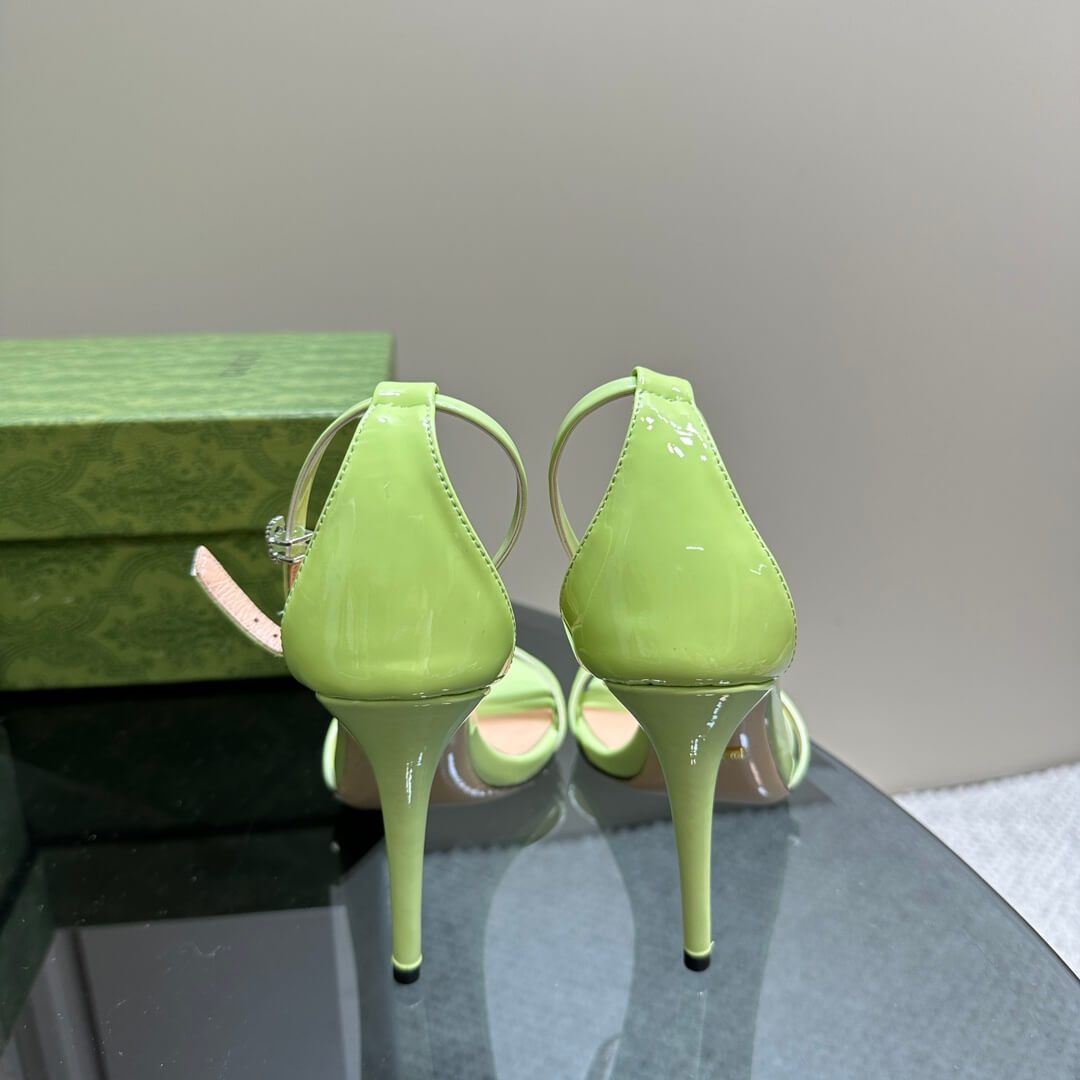 Gucci Women Metallic Heel - Image 6
