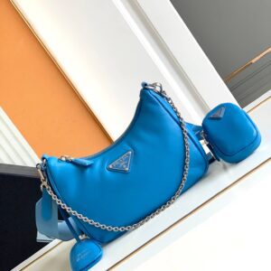 Prada Hobo Sky Blue Bag