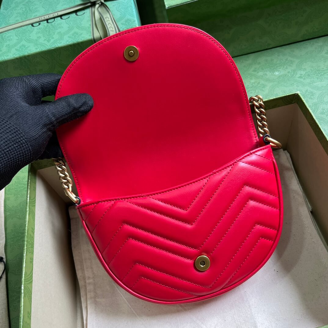Gucci Mini GG Marmont Shoulder Bag - Image 6