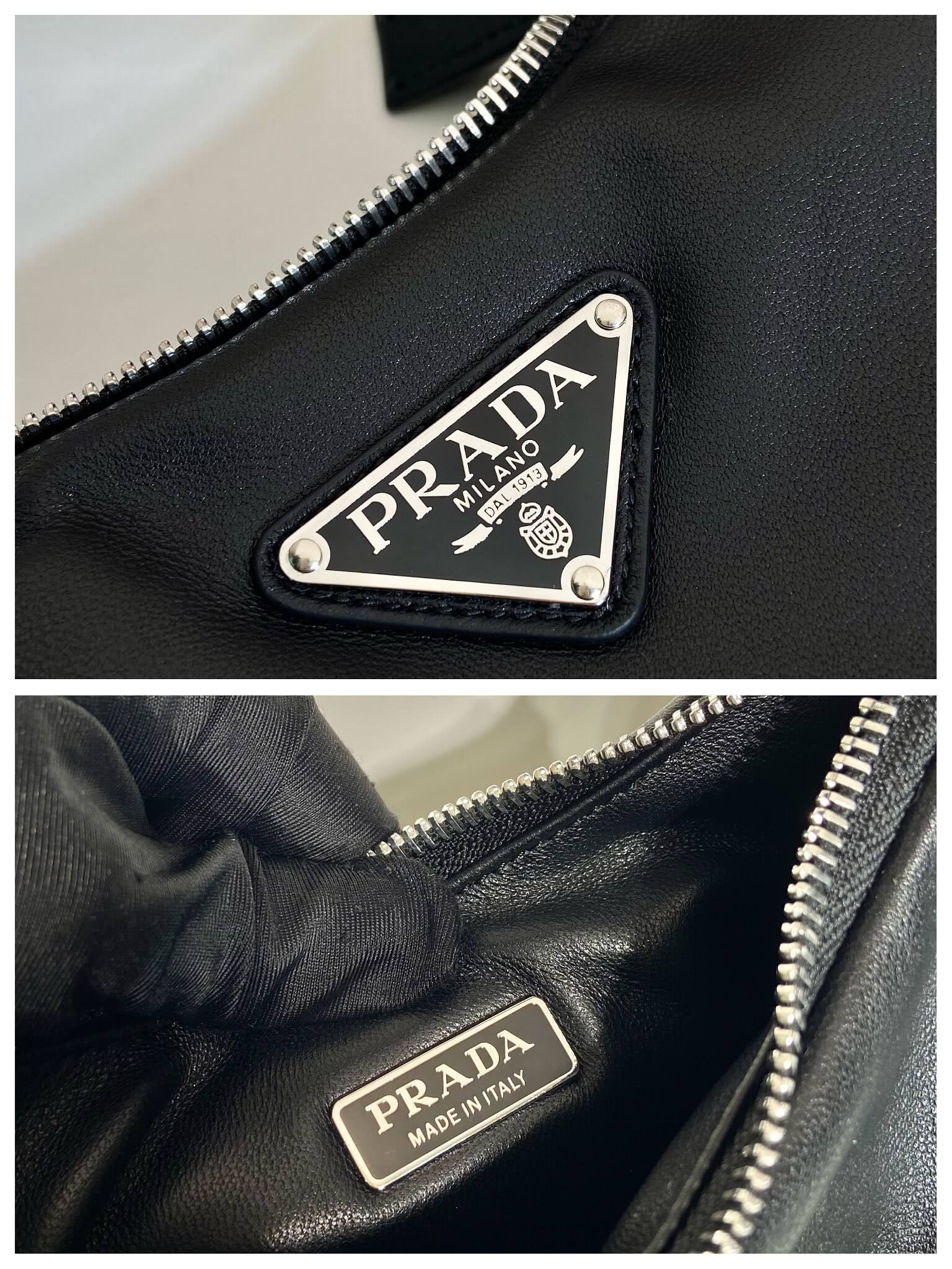 Prada Small Padded Black Bag - Image 3