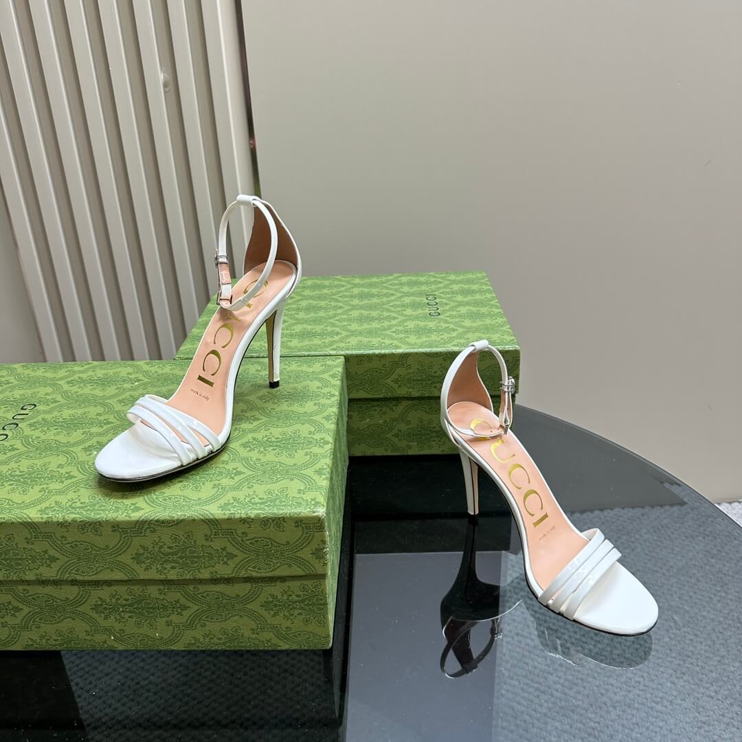 Gucci Women Metallic Heel - Image 3