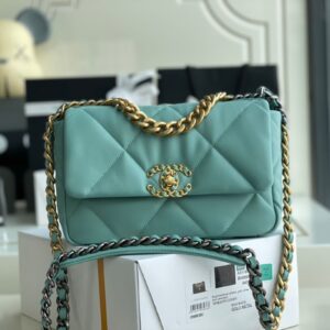 Chanel 19 Bag Tiffany Blue