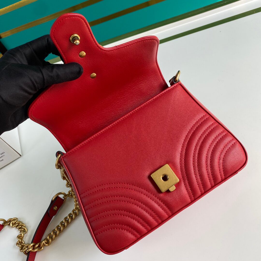 Gucci Marmont Mini Top Handle Bag - Image 2