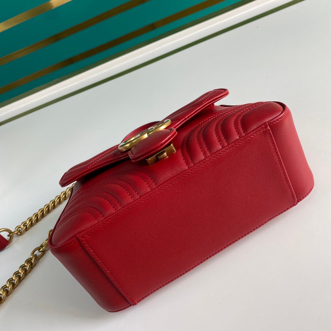 Gucci Marmont Mini Top Handle Bag - Image 5