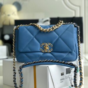 Chanel 19 Bag Teal Blue