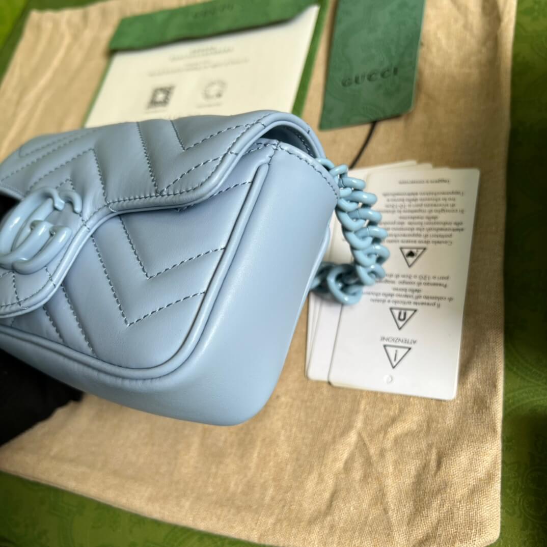 Gucci Marmontg Blue Bags - Image 3