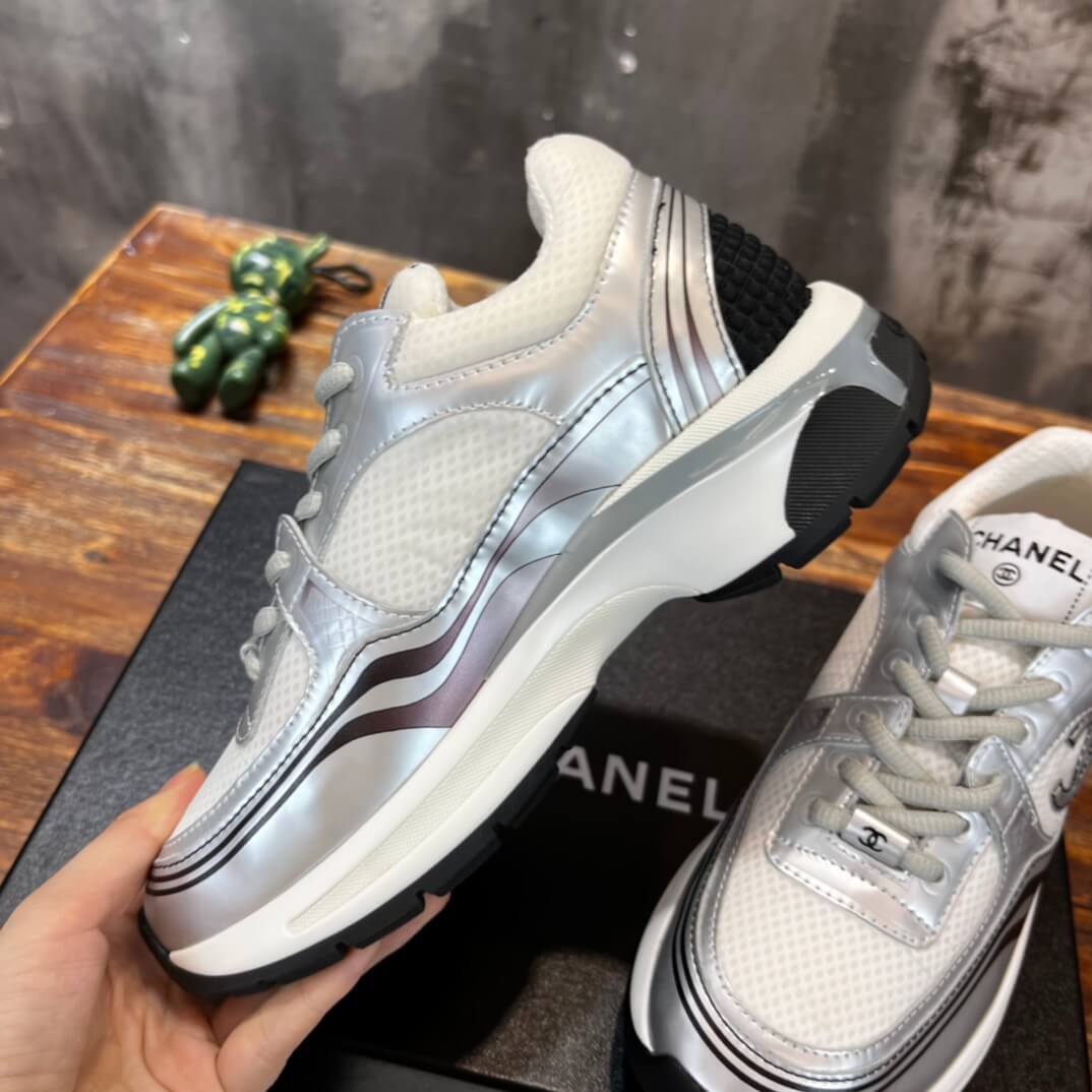 Women's Chanel CC Sneakers - Image 4