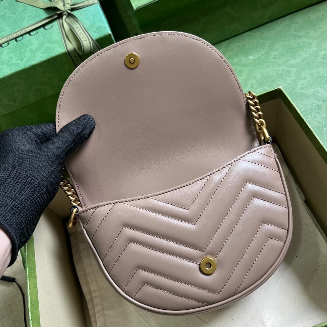 Gucci Mini GG Marmont Shoulder Bag - Image 3