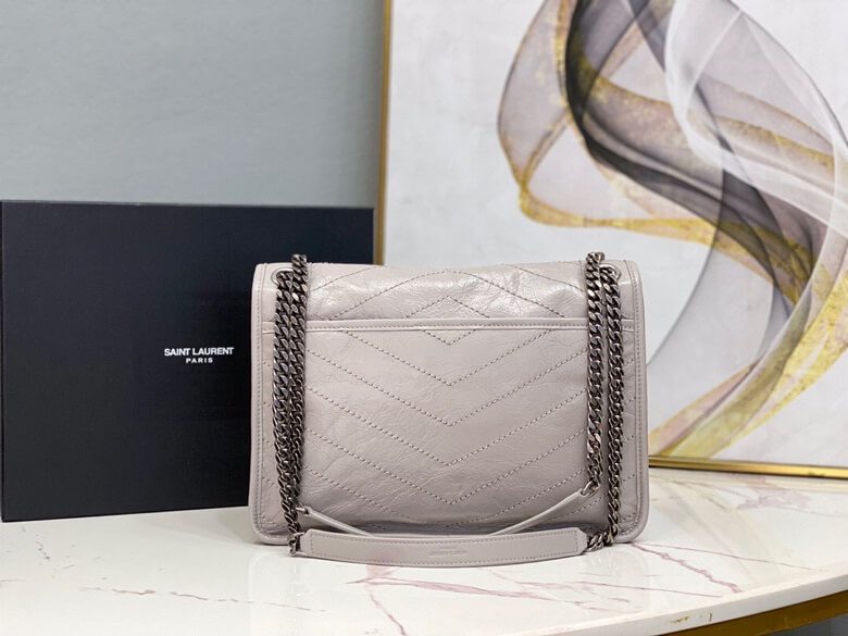 Women's YSL Niki Medium Leather Shoulder Bag - Image 6