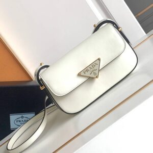 Prada Embleme Saffiano Shoulder Bag