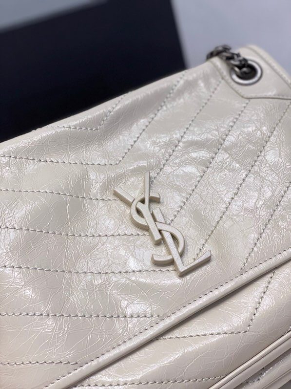 Women’s YSL Niki Medium Leather Shoulder Bag - Image 5