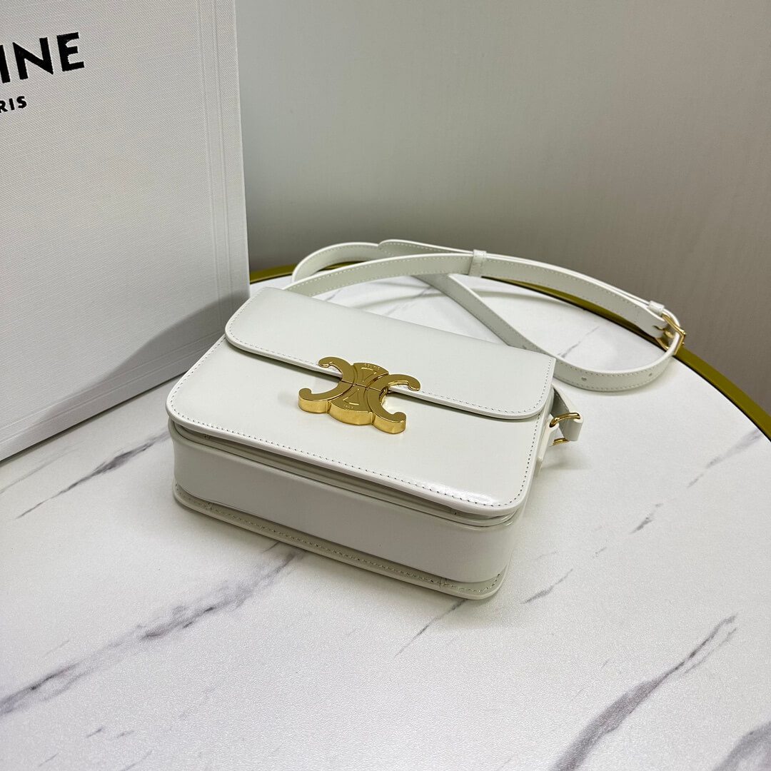 Celine Teen Leather Triomphe Bag - Image 2
