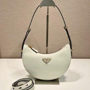 Prada Zip Leather Shoulder Bag