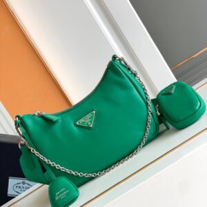 Prada Hobo Green Bag