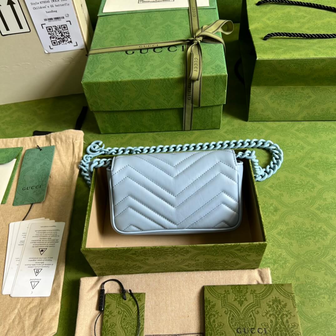 Gucci Marmontg Blue Bags - Image 4