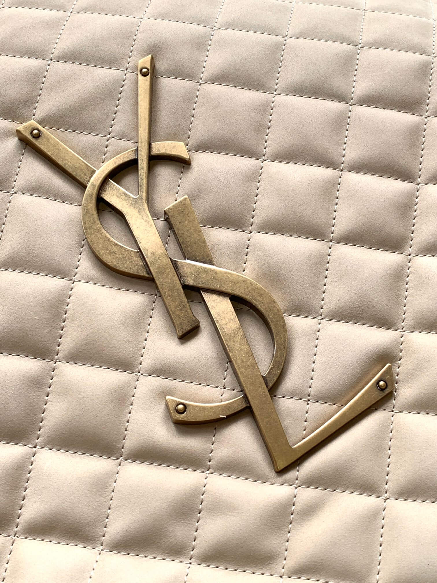 YSL Icare Maxi Shopping Bag Beige - Image 8