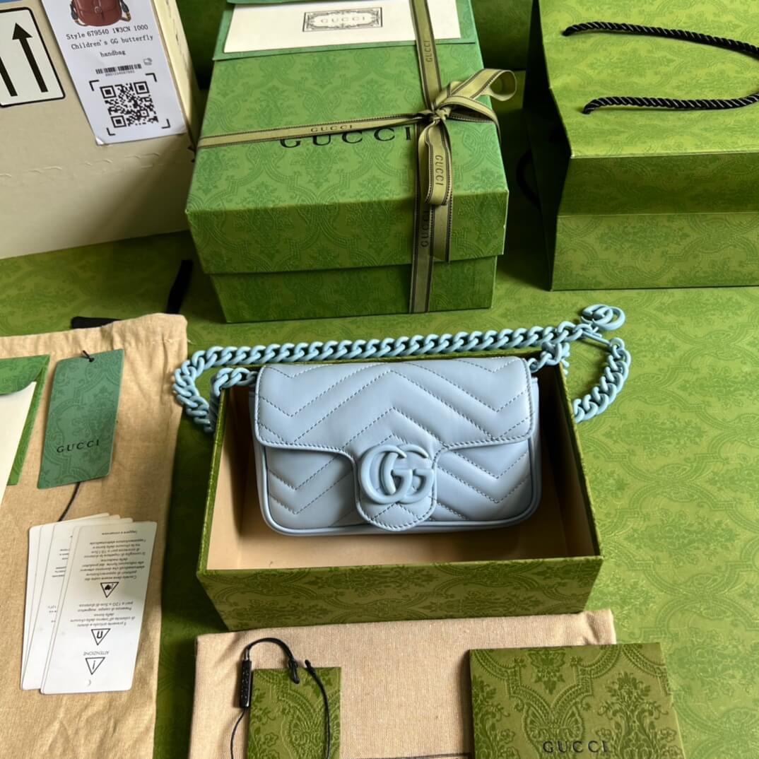 Gucci Marmontg Blue Bags - Image 2