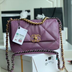 Chanel 19 Bag Purple