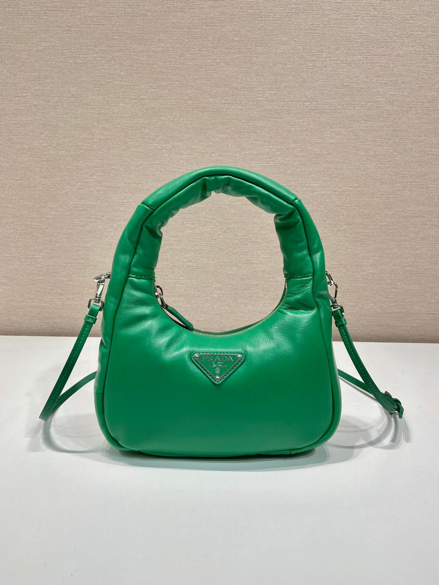 Prada Small Padded Green Bag