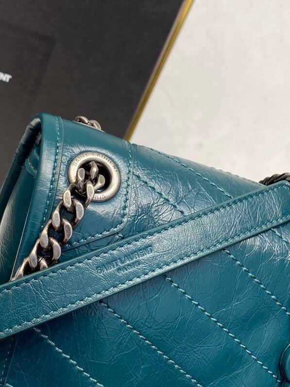 Women’s YSL Niki Medium Leather Shoulder Bag - Image 3