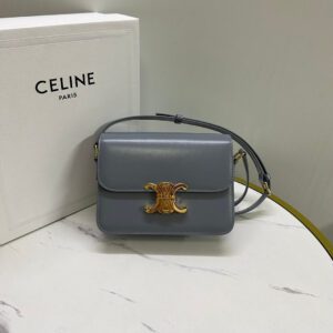 Celine Teen Leather Triomphe Bag
