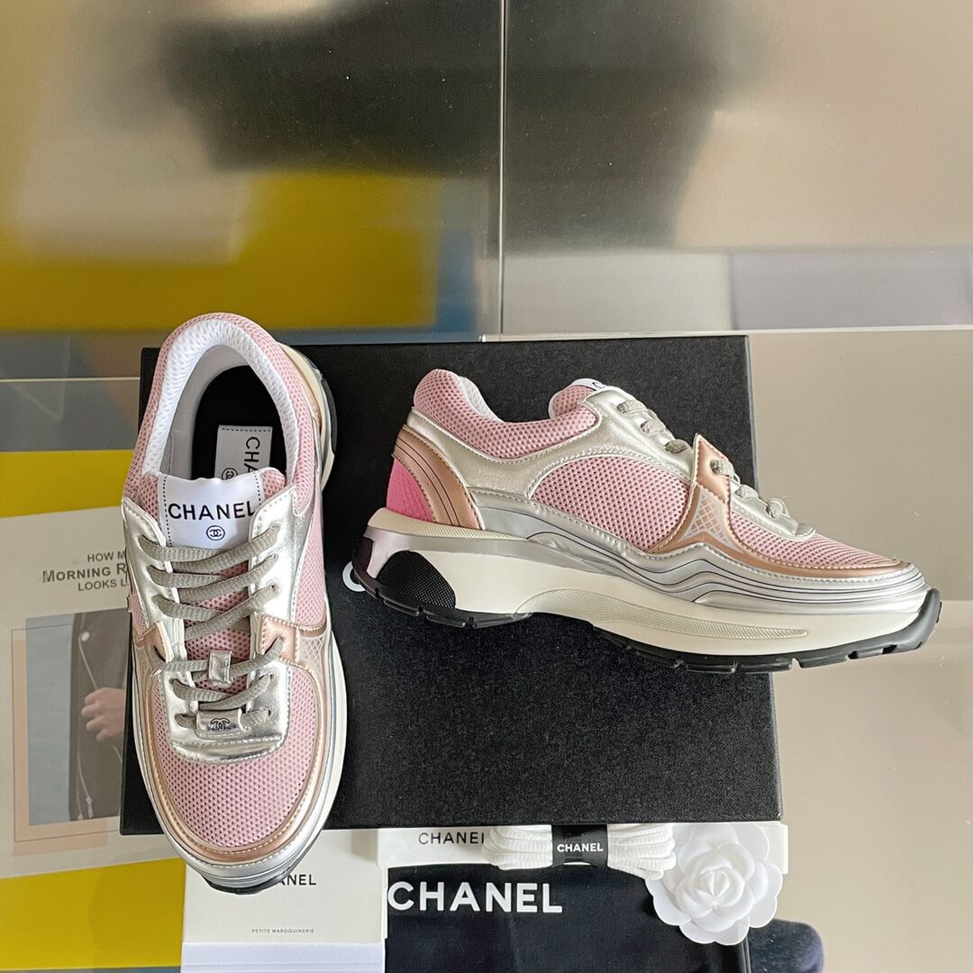 Women's Chanel CC Sneakers - Image 6