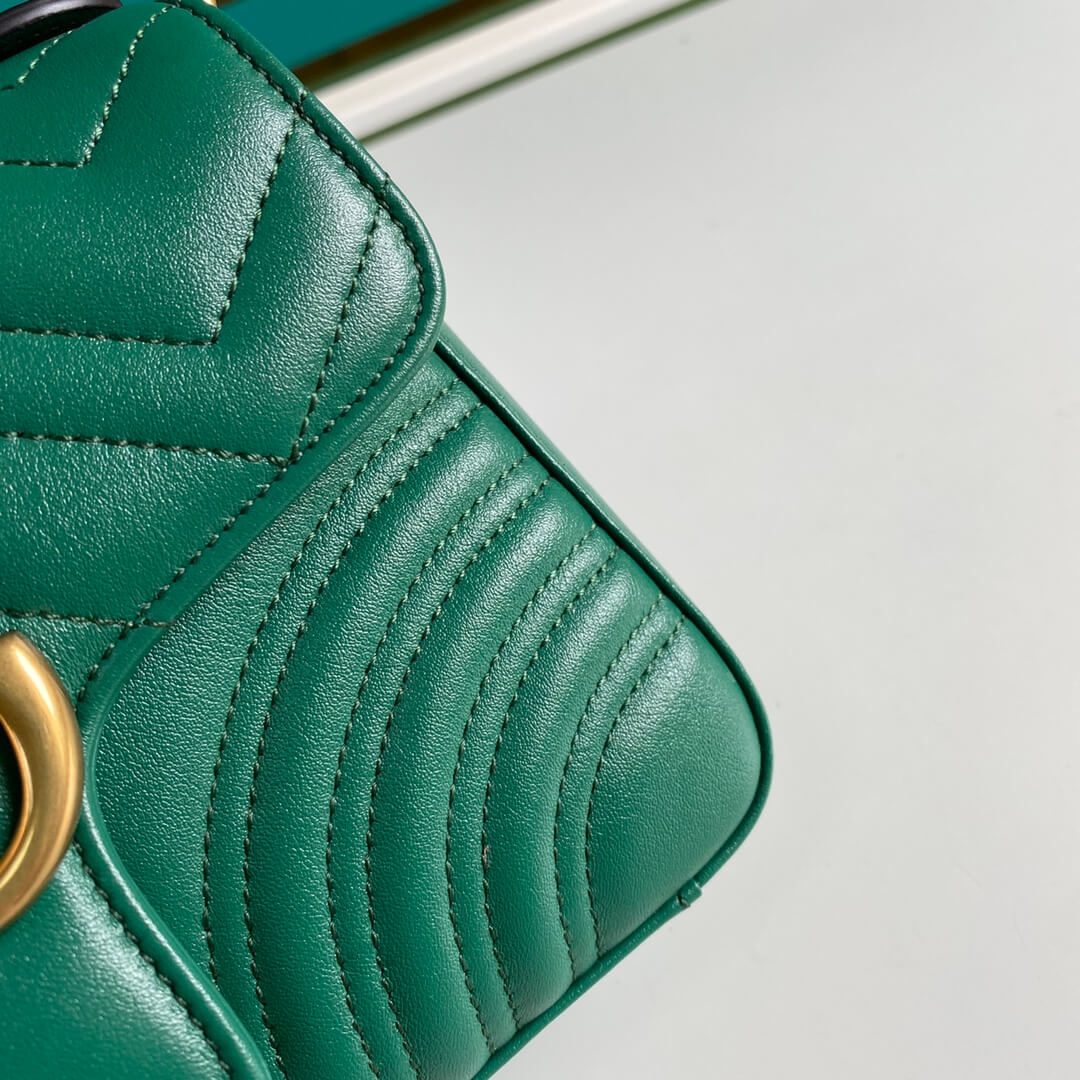 Gucci Marmont Mini Top Handle Bag - Image 3