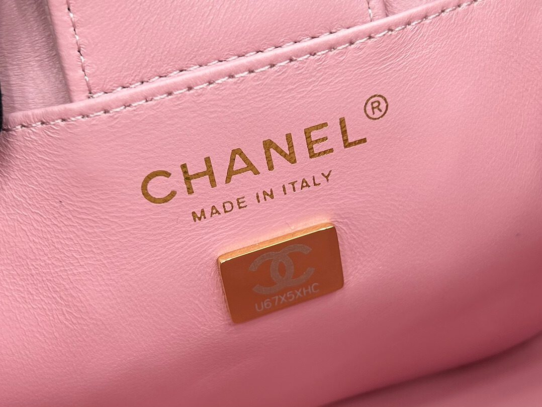 Chanel Classic Tote Bag Pink - Image 4
