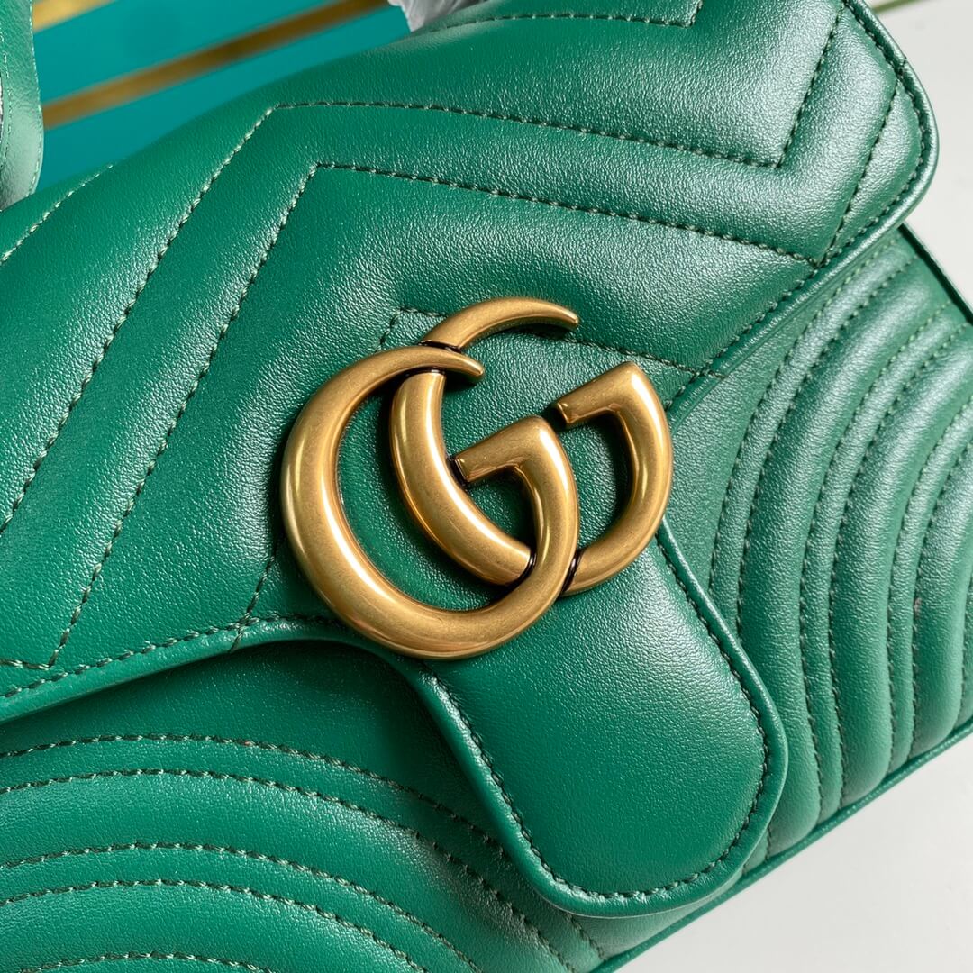 Gucci Marmont Mini Top Handle Bag - Image 4