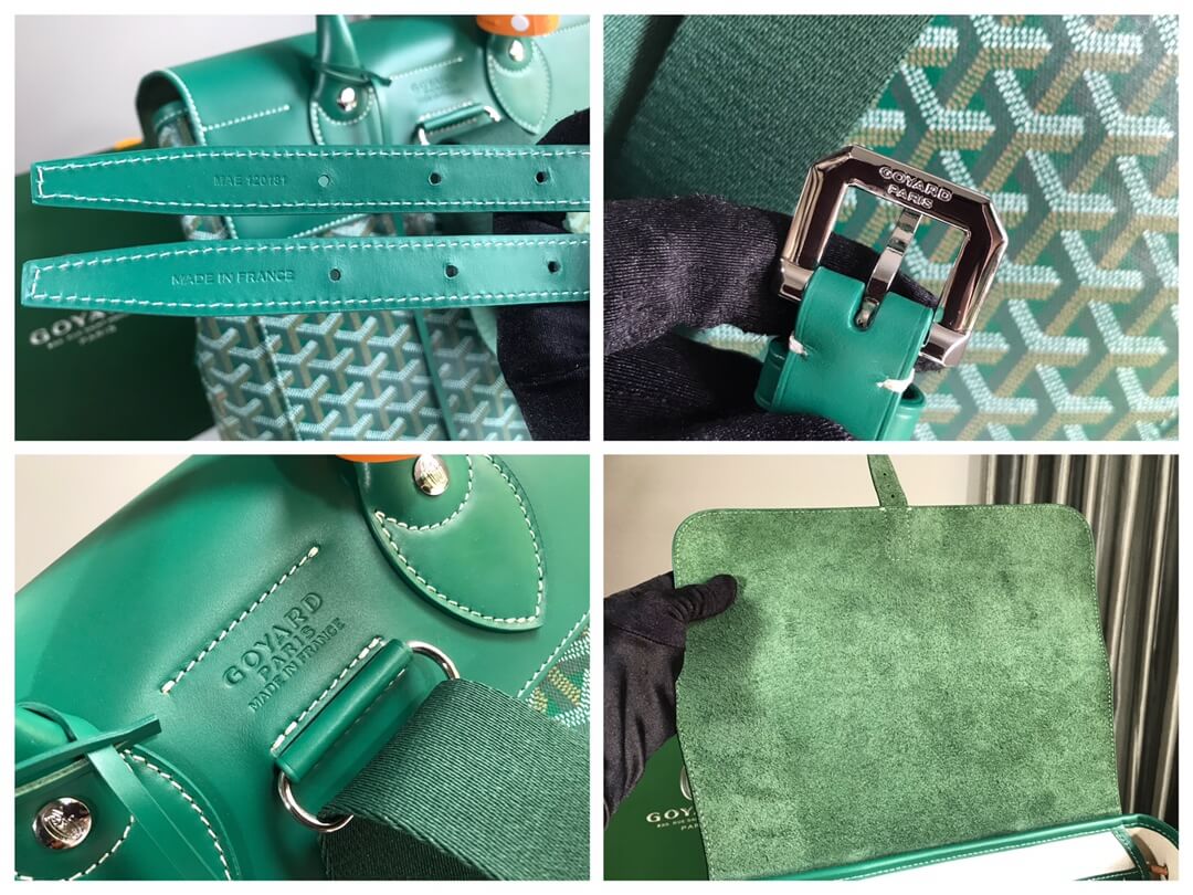 Goyard Alpin Green Backpack - Image 5