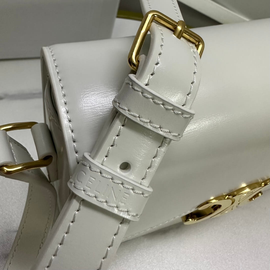 Celine Teen Leather Triomphe Bag - Image 5