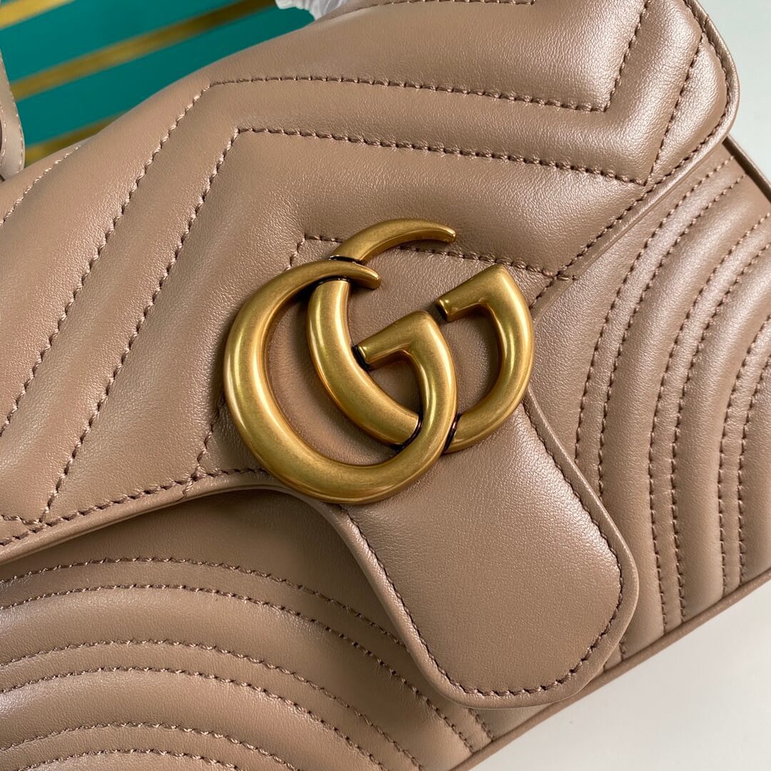 Gucci Marmont Mini Top Handle Bag - Image 4