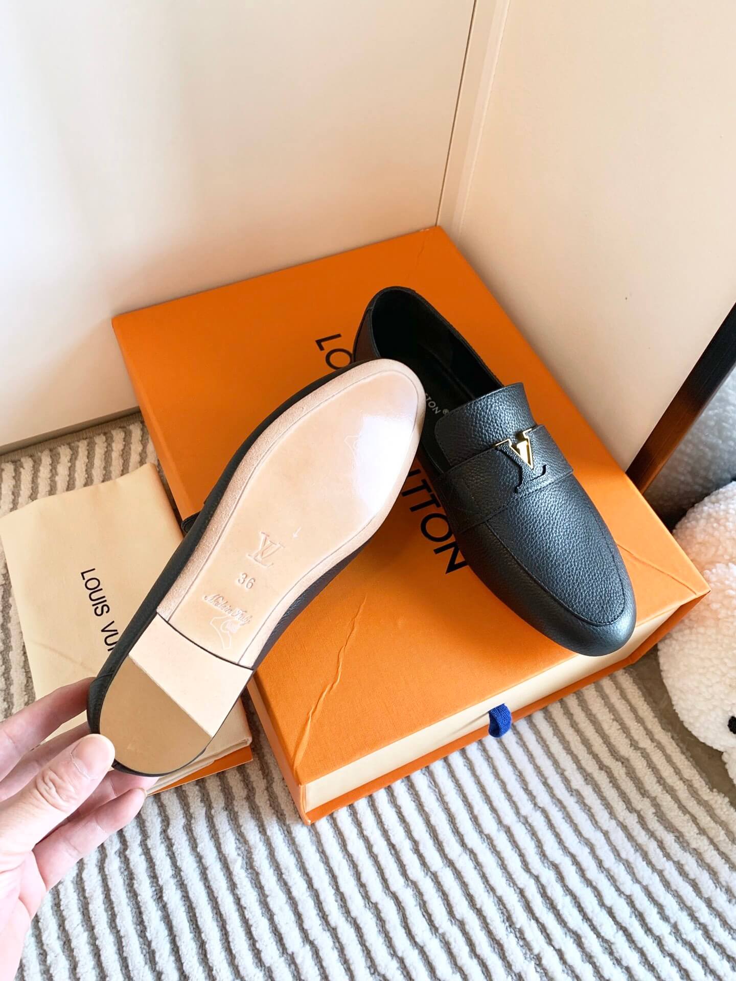LV Capri Open Back Loafer - Image 4