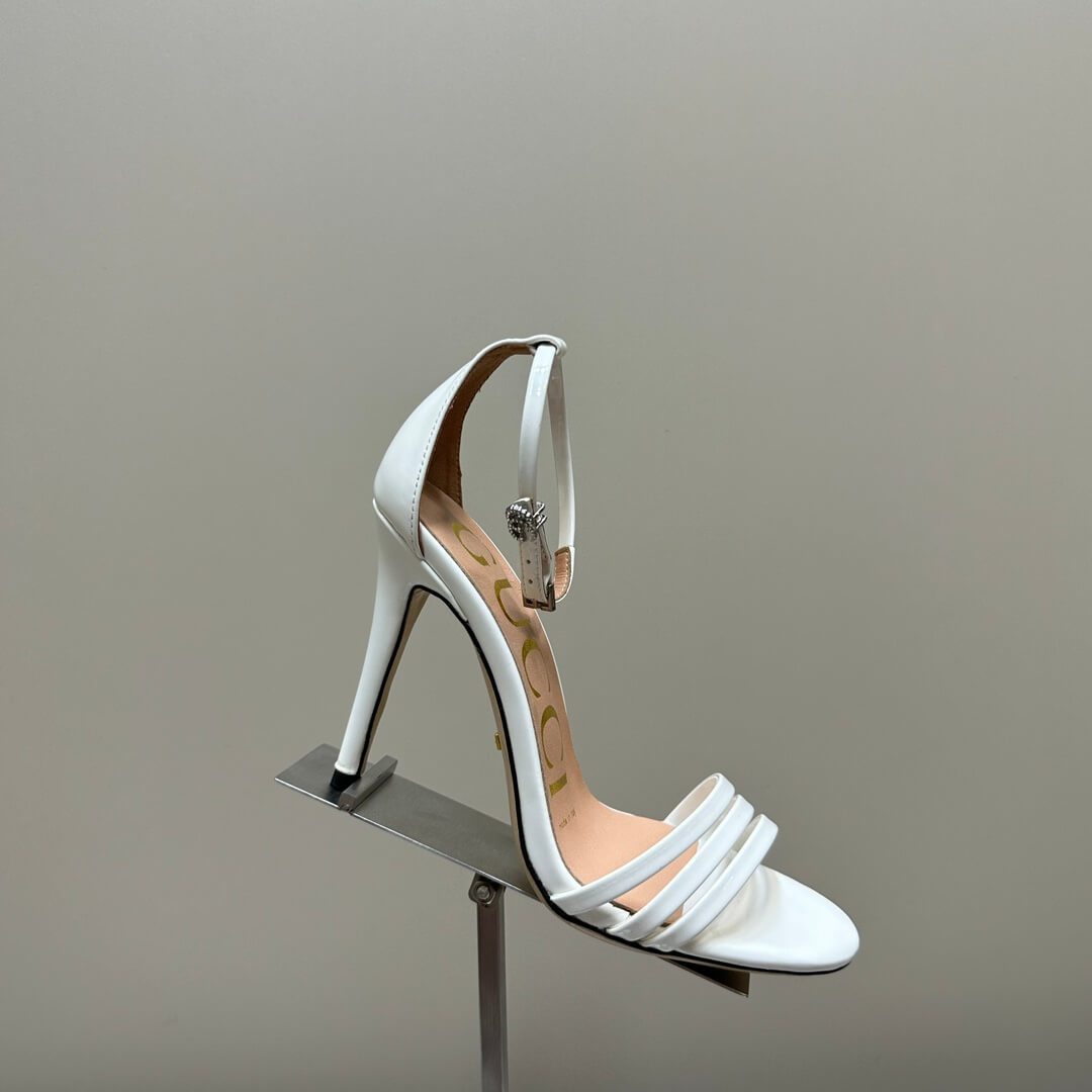 Gucci Women Metallic Heel - Image 4