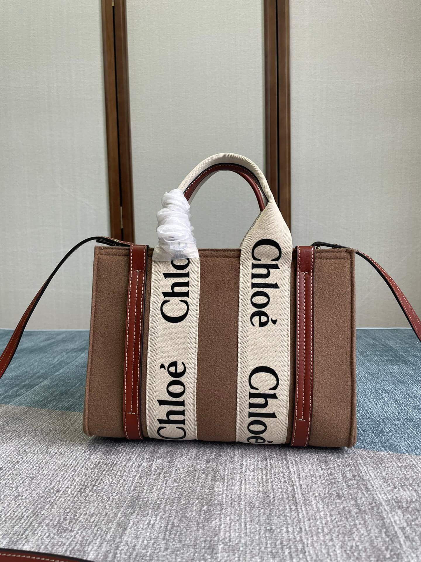 Chloe Small Woody Tote Bag