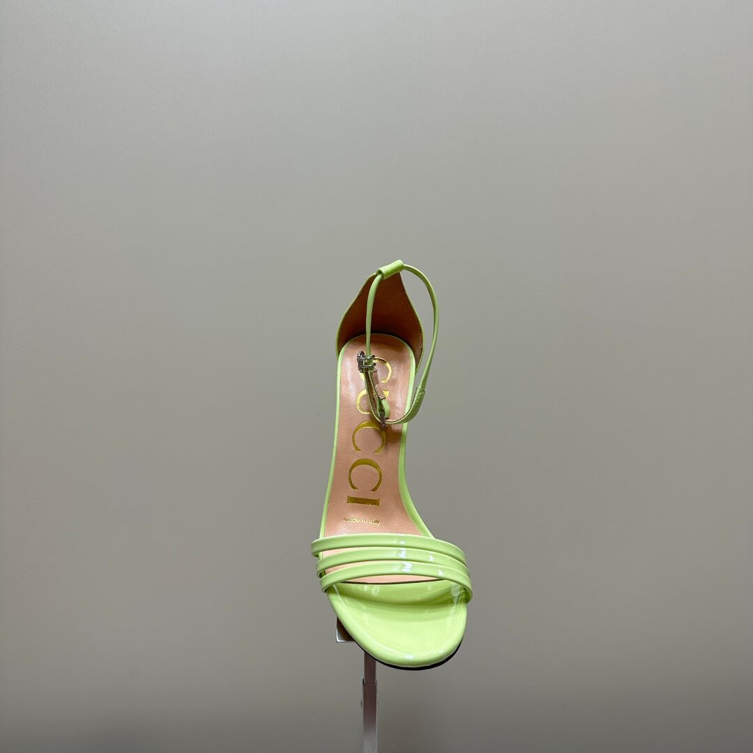 Gucci Women Metallic Heel - Image 4