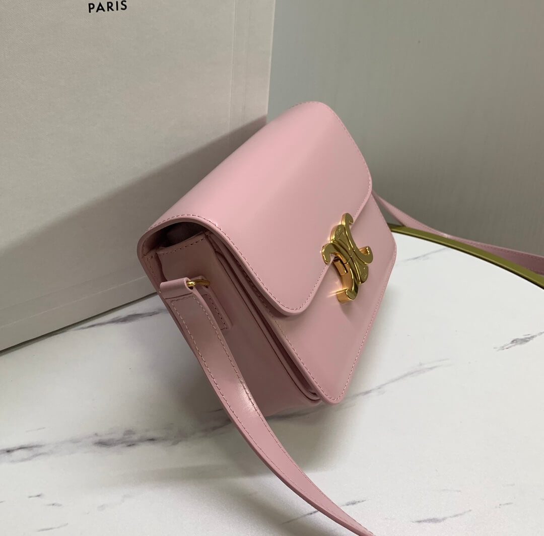Celine Teen Leather Triomphe Bag - Image 5