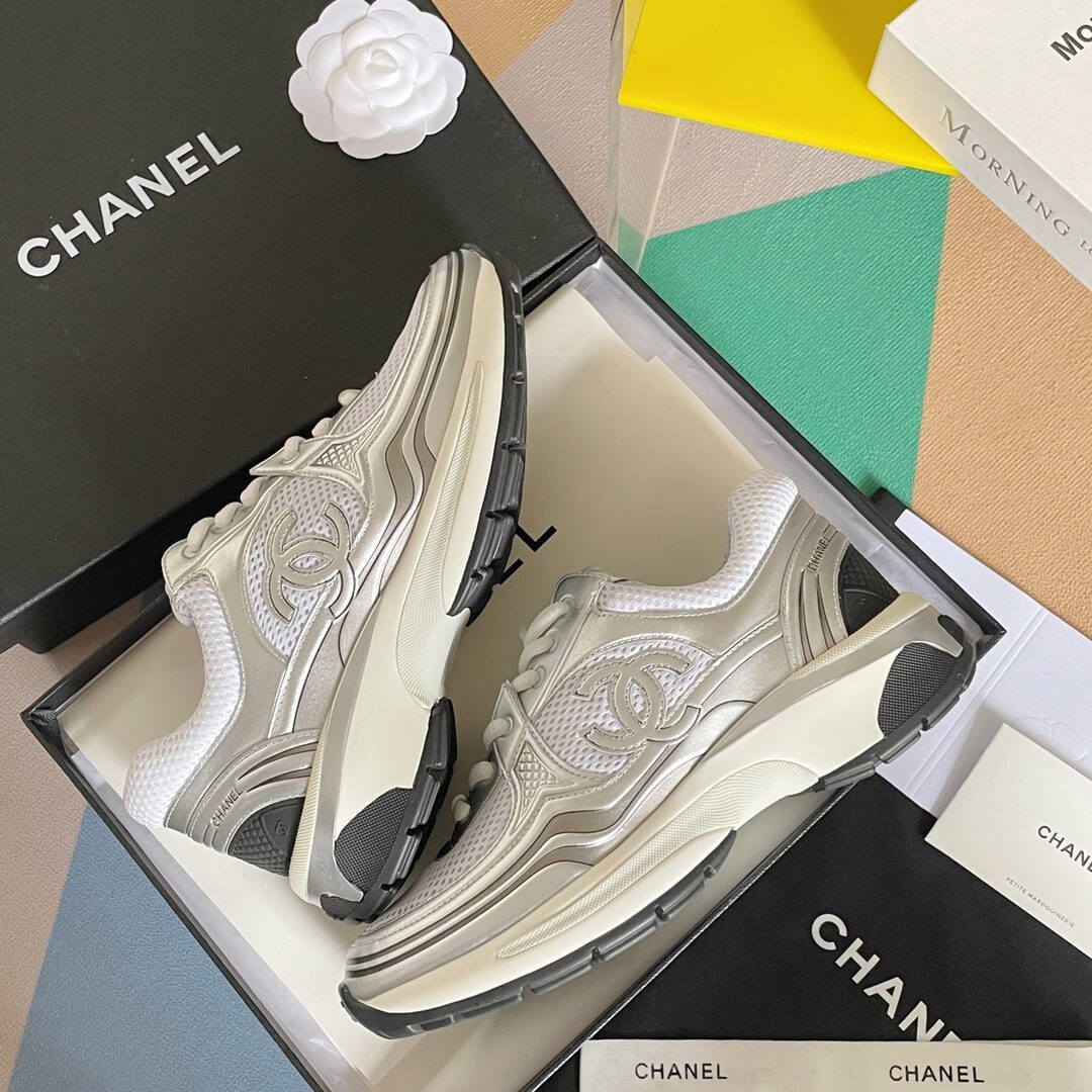 Women's Chanel CC Sneakers - Image 6