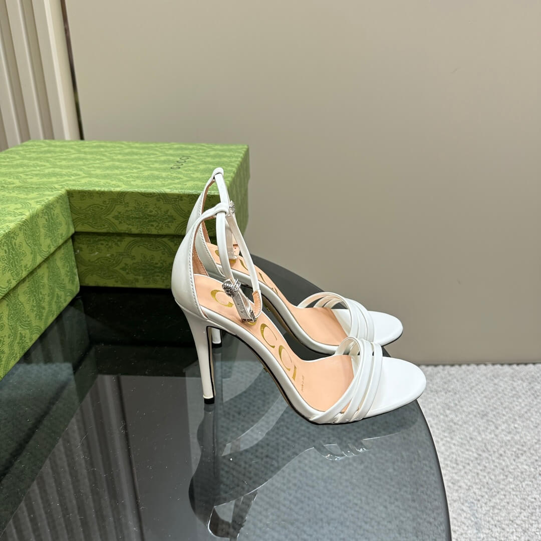 Gucci Women Metallic Heel - Image 6
