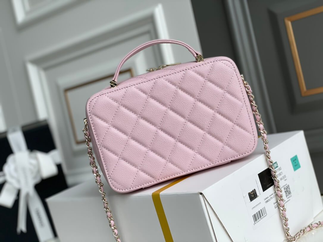 Chanel Caviar Chanel Top Handle Vanity Case - Image 7