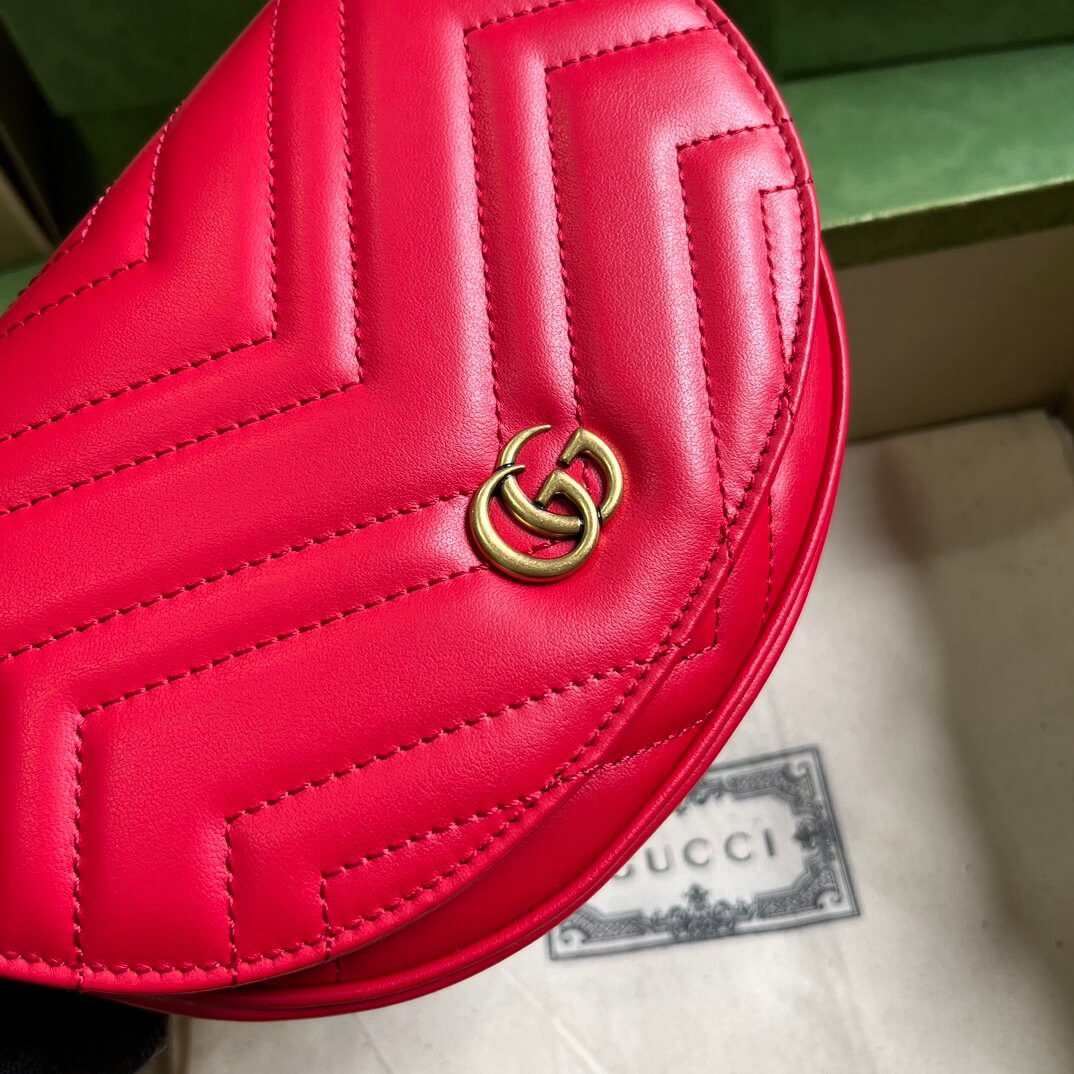 Gucci Mini GG Marmont Shoulder Bag - Image 4