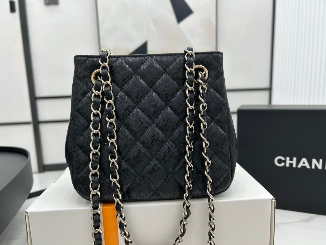 Chanel Classic Tote Bag Black - Image 8
