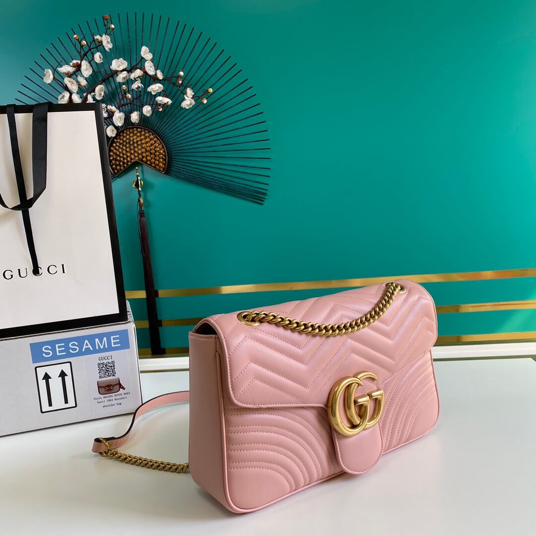 Gucci Marmont Matelasse Flap Bag