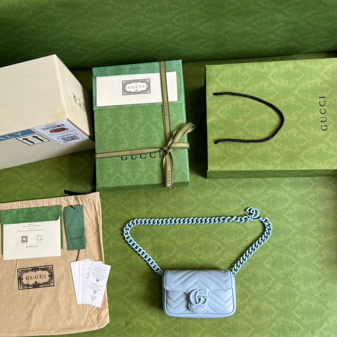 Gucci Marmontg Blue Bags - Image 9