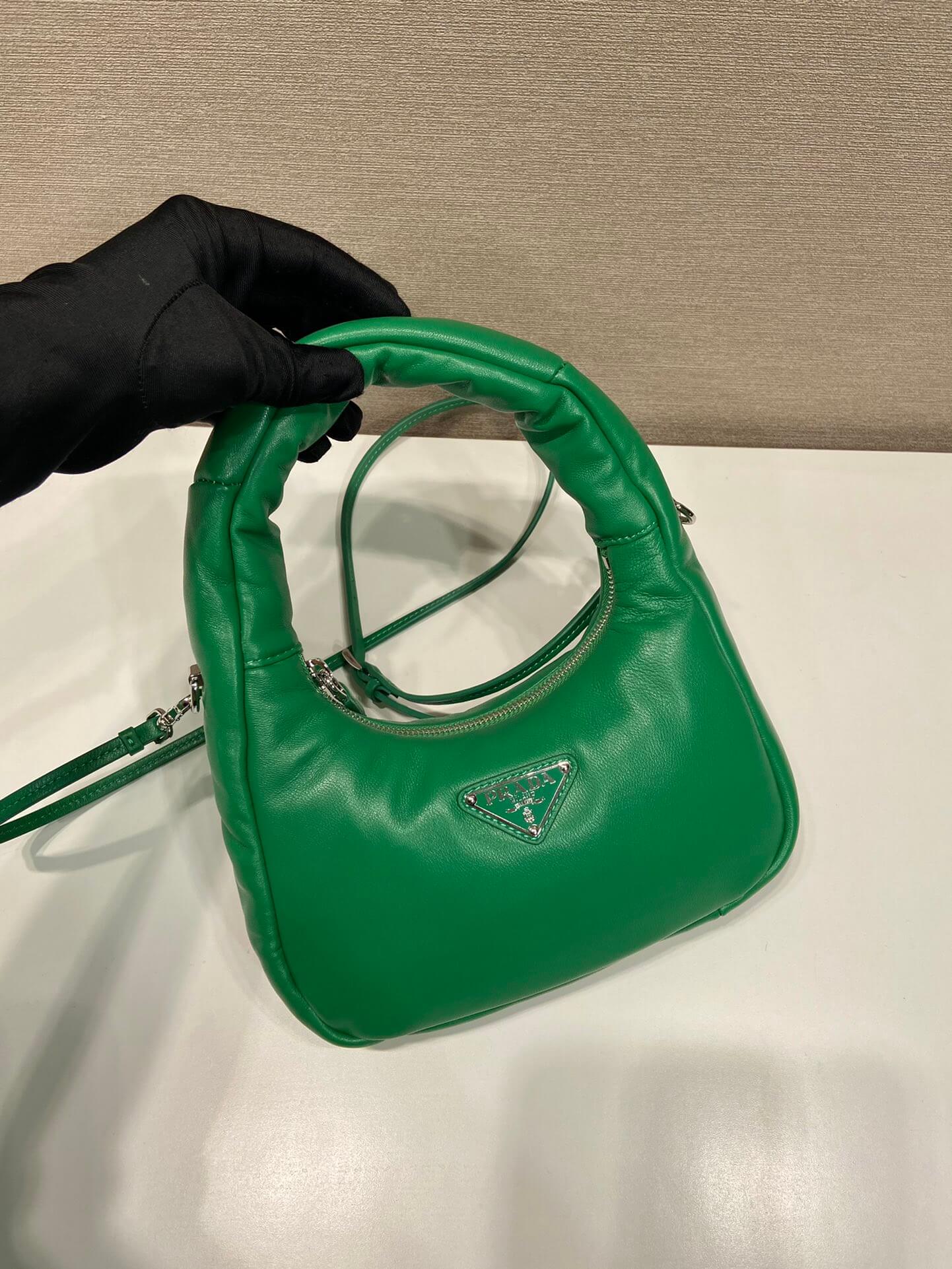 Prada Small Padded Green Bag - Image 4