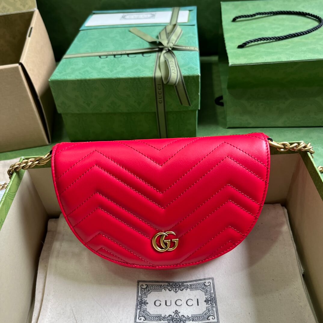 Gucci Mini GG Marmont Shoulder Bag - Image 7