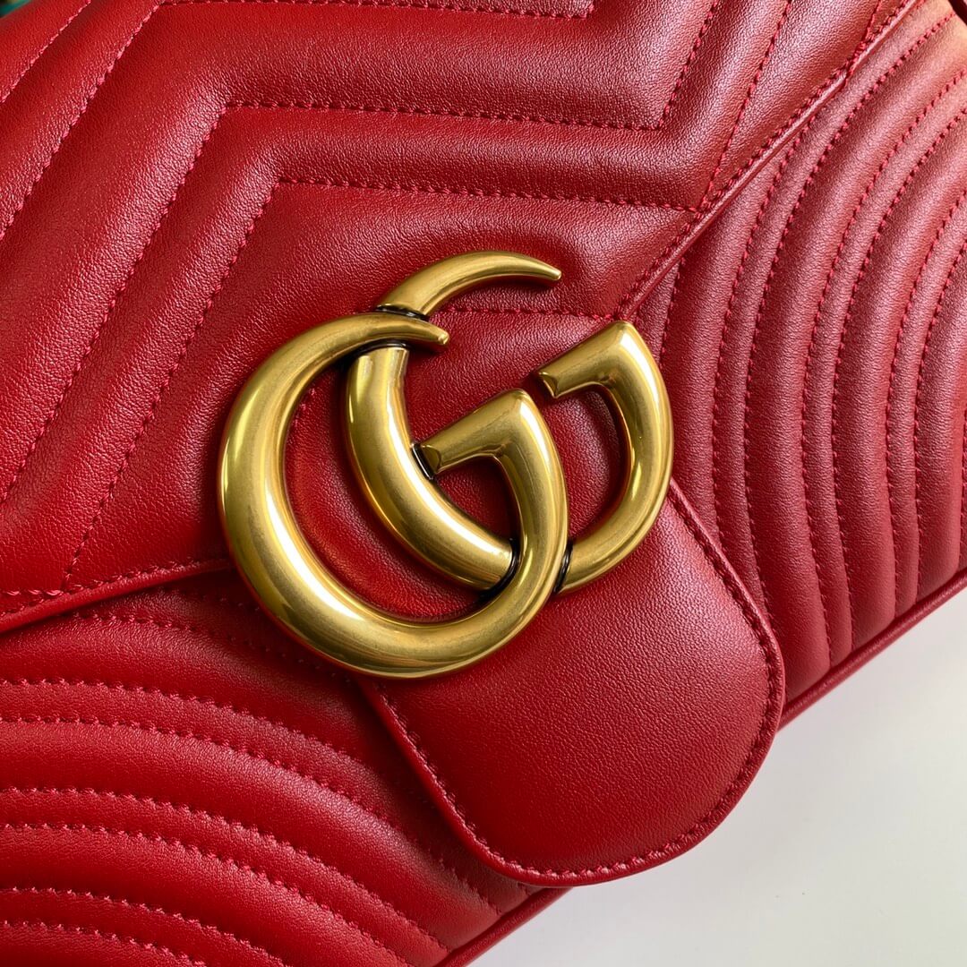 Gucci Marmont Matelasse Flap Bag - Image 7